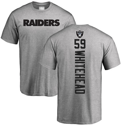 Men Oakland Raiders Ash Tahir Whitehead Backer NFL Football #59 T Shirt